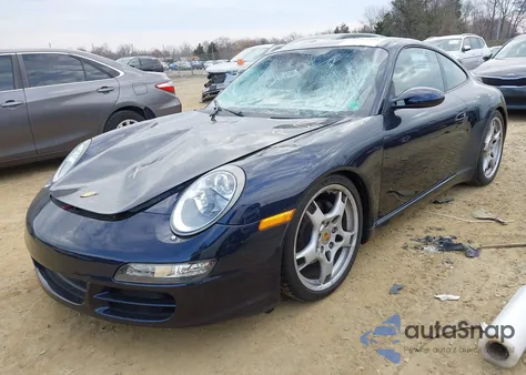 2007 Porsche 911 Carrera/Carrera 4 из США, поврежденный, VIN WP0AA29937S710491